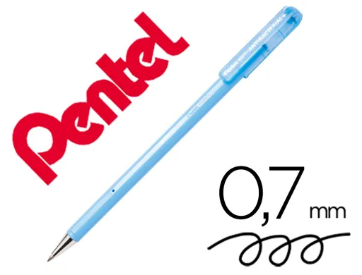 Esferográfica Pentel Bk77 Antibacterial Preto