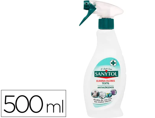 Removedor de Odores Desinfetante Sanytol para Textil Frasco de 500 Ml