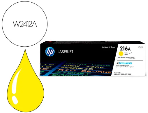 Cartucho de Toner Amarelo HP 216A Laserjet