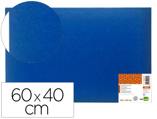 Quadro de Feltro Liderpapel Mural Cor Azul 40x60 cm