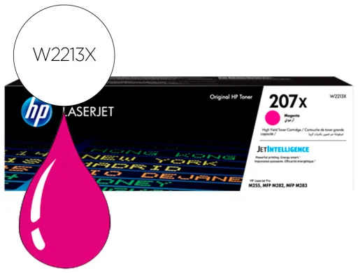 Toner HP 207x Cor Laserjet Pro M282nw / M283fdn / M283fdw Magenta 2.450 Páginas