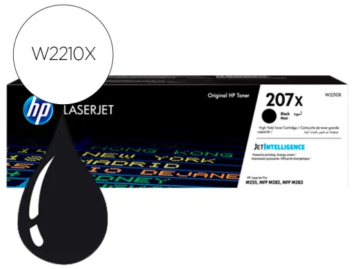 Toner HP 207x Cor Laserjet Pro M282nw / M283fdn / M283fdw Preto 3.150 Páginas