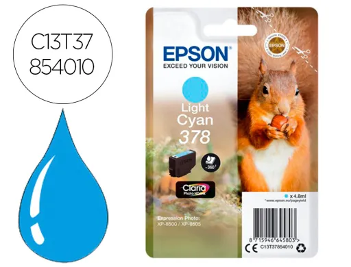 Tinteiro Epson 378 Expression Home xp-8605 / 8606 / xp-15000 / xp-8500 / 8505 Ciano 360 Pag