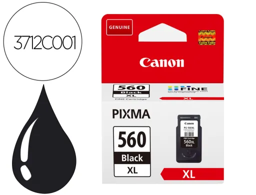 Tinteiro Canon 560 XL Pixma Ts5350 / Ts5351 / Ts5352 / Ts5353 Preto 4000 Páginas