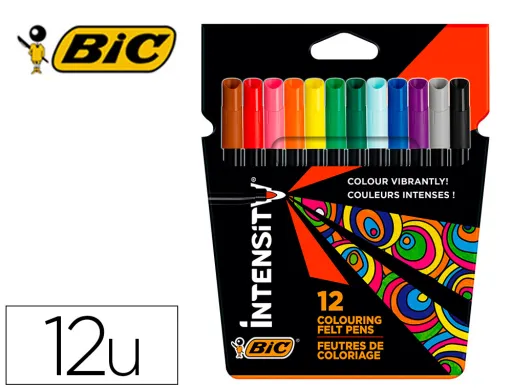 Marcador Bic Color Up Estojo de 12 Cores Sortidas