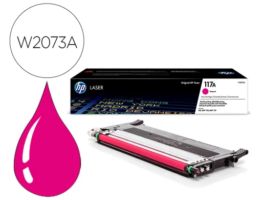 Toner HP 117a Laser Cor 150a / 150nw / 178nw / 178nwg / 179fnw Magenta 700 Páginas