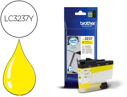 Tinteiro Brother Lc3237 hl-J6000dw / hl-J6100dw / Mfc-J5945dw / Mfc-J6945dw / Mfc-J6947dw 1500 Pag Amarelo