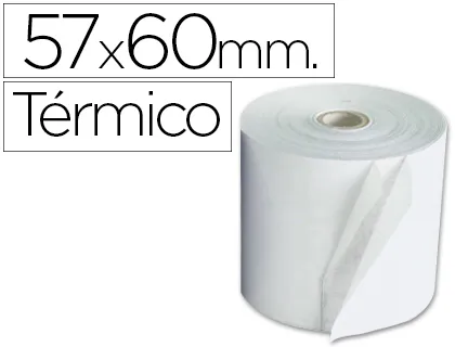 Rolo de Calculadora Exacompta Termico 57 mm X 60 mm 55 g/m2