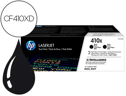 Toner Original Preto HP 410X (CF410XD)