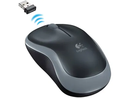 Rato Logitech Óptico Sem Fios Nano Receptor M185 Cinza