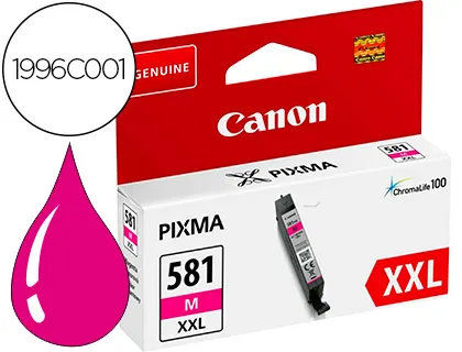 Tinteiro Canon 581 Xxl Ts9550 / Ts705 Magenta 830 Paginas