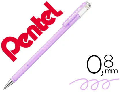 Caneta Pentel K108 Violeta Pastel 0,8 mm