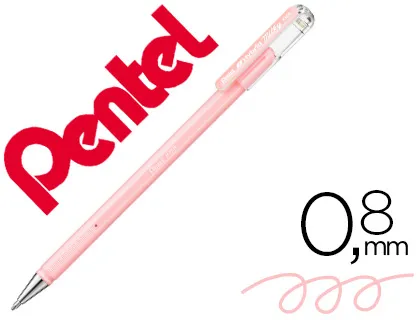 Caneta Pentel K108 Rosa Pastel 0,8 mm