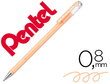 Caneta Pentel K108 Laranja Pastel 0,8 mm