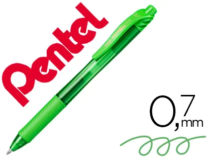 Caneta Pentel Energel Bl107 0,7mm Verde Lima