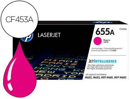 Toner HP 655a Laserjet M652 / M653 / Mfp M681 / Mfp M682 Magenta 10500 Paginas