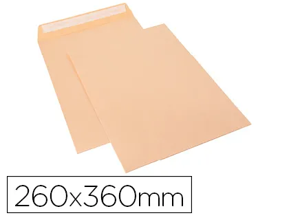 Envelope Sam Bolsa Celulosa Chamoix 90 gr Tira de Silicone 260x360 mm Tira Silicone Caixa 250 Unidades