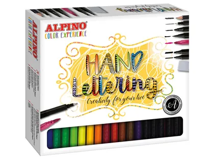 Conjunto Desenho Alpino Color Experience Lettering