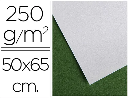 Papel Secante Canson 50x65 cm Liso Branco 250 gr