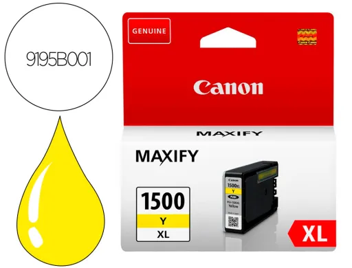 Tinteiro Canon Pgi-1500xl Mb2050 / Mb2150 / Mb2155 / Mb2350 / Mb2750 / Mb2755 Amarelo