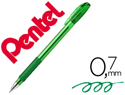 Esferográfica Pentel Bx487 com Tampa Cor Verde