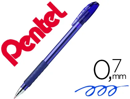 Esferográfica Pentel Bx487 com Tampa Cor Azul