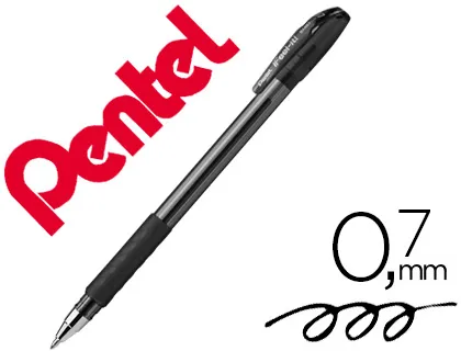 Esferográfica Pentel Bx487 com Tampa Cor Preto