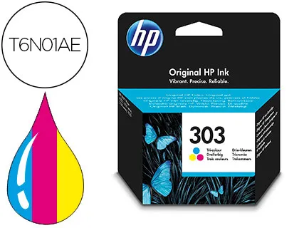 Tinteiro HP N. 303 Envy Photo 6230 / 7130 / 7830 Cor Tricor Capacidade 200 Pag