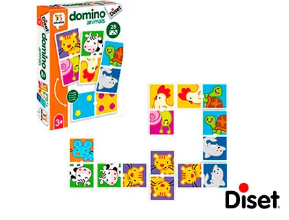 Jogo Diset Educativo Domino Animais