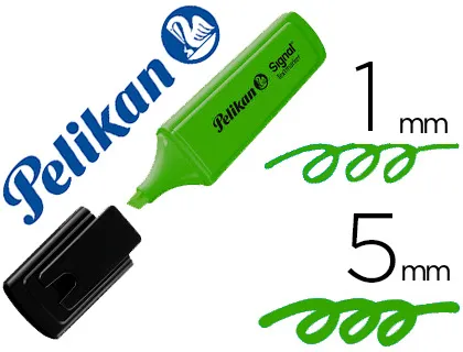 Marcador Pelikan Fluorescente Textmarker Signal Verde