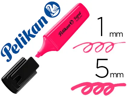 Marcador Pelikan Fluorescente Textmarker Signal Rosa