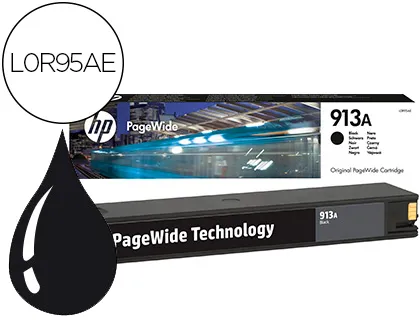 Tinteiro HP 913a Pagewide 352 Mfp 377 / P57750 / P55250 / 452 / 477 / 552 Preto 3.500 Pag