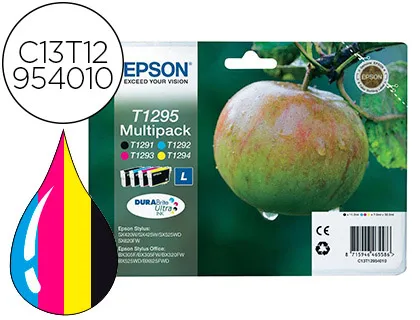 Tinteiro Epson T1295 Sx420 / 525wd / 620fw T12914+240+340+440 Pack Multicolor