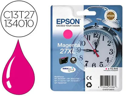 Tinteiro Epson T27134010 wf-3620-40 / 7110 / 7610 / 7620 Magenta -1.100 Pag