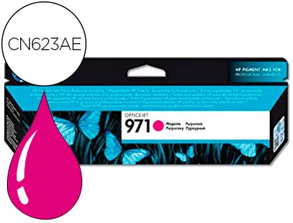 Tinteiro HP 971 Officejet Pro X451 / X551 / X476 / X576 Magenta 2.500 Pag