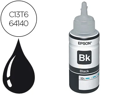 Tinta Epson T6641 Et2500/2550//14000/L475/565/575/4500 Preto Garrafa 70 Ml 4.000 Pag