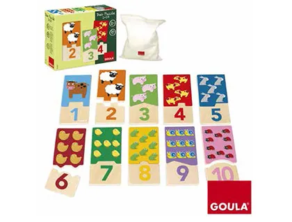 Puzzle Goula Infantil Duo 1-10