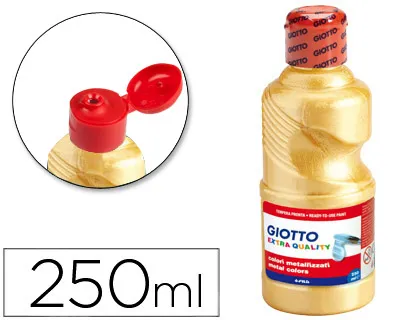 Guache Escolar Metal Giotto 250 ml Ouro