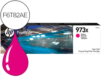 Tinteiro HP Jet 973x Pagewide 452 / 477 / P55250 / P57750 Magenta 7000 Pag