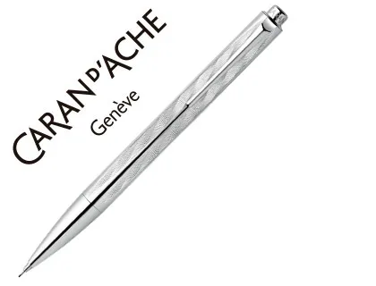 Lapiseira Caran D'Ache Rnx-316 Pvd Steel Version Gravado Guilloche