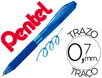 Esferográfica Retrátil Pentel Bk440 Azul