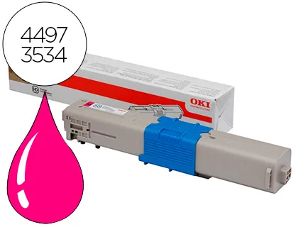 Toner Oki C301dn/C321dn Magenta 1500 Pag