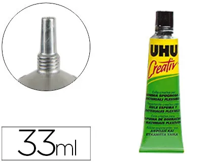 Cola Creativ Uhu para Espuma de Borracha e Materiais Flexíveis 33 Ml