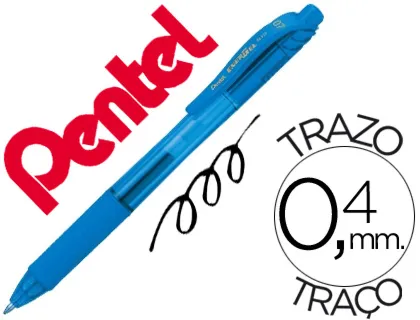 Caneta Pentel Energel Bl107 0,7mm Azul Ceu