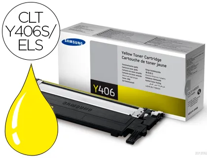 Toner Samsung Clp360/365 Clx3300/3305 Amarelo 1.000 Pag