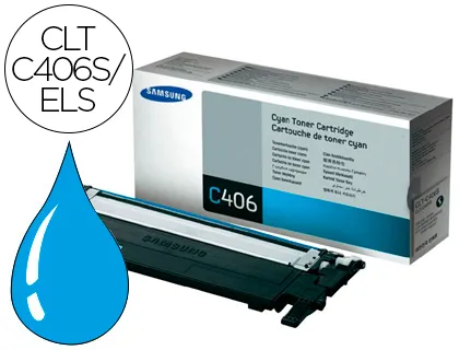 Toner Samsung Clp360/365 Clx3300/3305 Cian 1.000 Pag