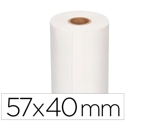 Rolo Termico para Impressora 57x40x11 mm 58 gr