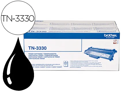 Toner Brother tn-3330 para Impressoras hl-5440d/5450dn/5470dw/6180dw - 3.000 Pag