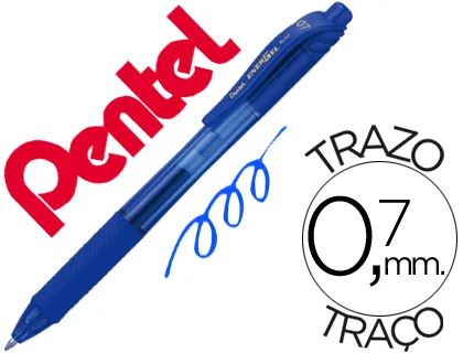 Esferográfica Pentel Energel bl107 0,7mm Azul