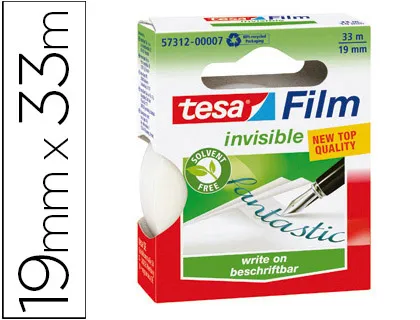 Fita Adesiva Tesa Film Invisivel 33x19 mm Ecologica